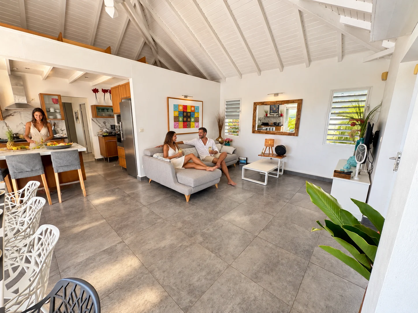 Interieur villa a la location sainte anne en guadeloupe, Villa Villa : Interieur villa a la location sainte anne en guadeloupe