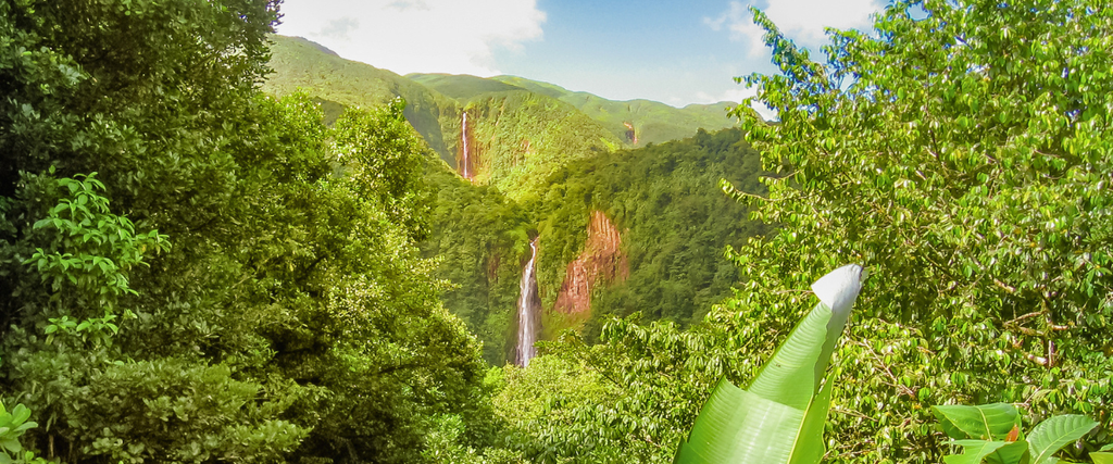 Randonnee chutes carbet guadeloupe, Chutes du Carbet Randonnee chutes carbet guadeloupe