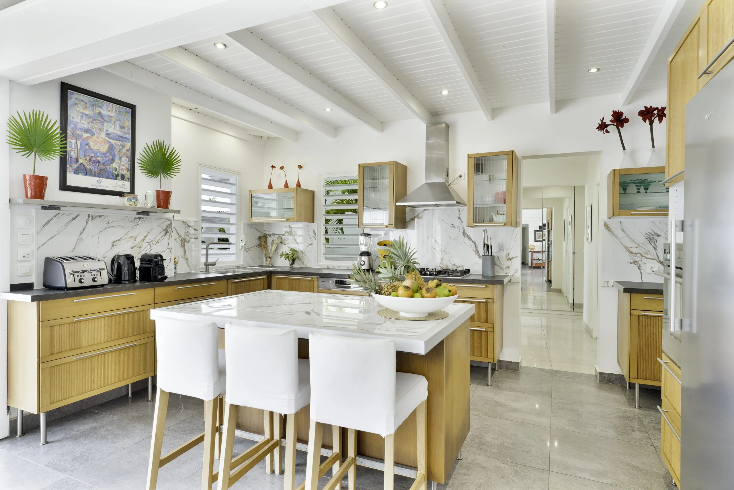 Villa a louer st anne guadeloupe cuisine scaled, Villa Villa : Villa a louer st anne guadeloupe cuisine scaled
